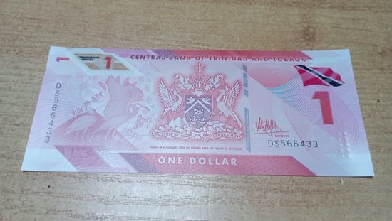 1 доллар 2020 года Тринидада и Тобаго пластик **566433