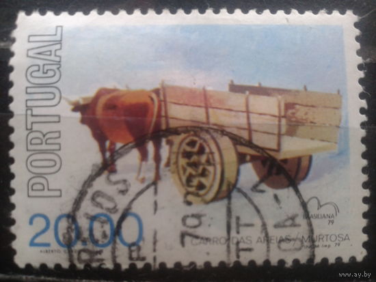 Португалия, 1979. Международная выставка марки. Тележка для перевозки песка
