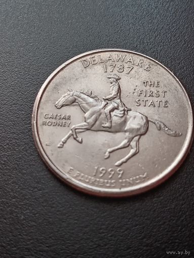 США 25 центов  1999 г. P - Делавэр