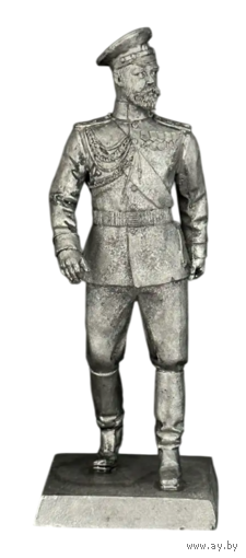 Статуэтка Николай II Олово