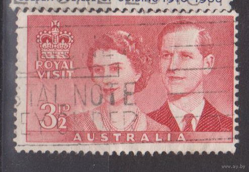Королева Елизавета II Известные люди Личности Королевский визит Австралия 1954 год лот  9