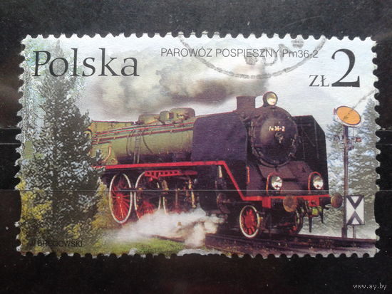 Польша, 2002, Локомотив экспресс "Прекрасная Елена", концевая