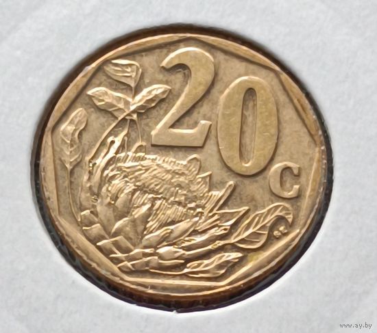 ЮАР. 20 центов 2016 года. (*).