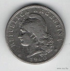 РЕСПУБЛИКА АРГЕНТИНА. 20 СЕНТАВО 1940