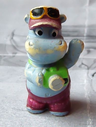 Киндер бегемот. Игрушка сюрприз, серия бегемотики