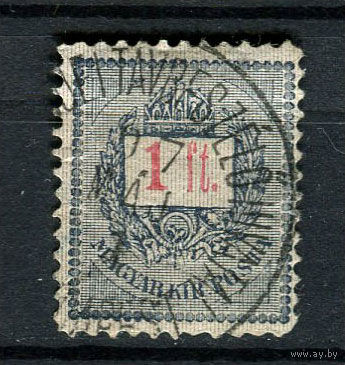 Венгрия - 1888/1898 - Письмо 1Ft (перф. 11 1/2) - [Mi.39A] - 1 марка. Гашеная.  (Лот 43X)