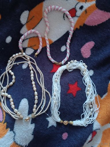 Винтажные бусы Чехословакия