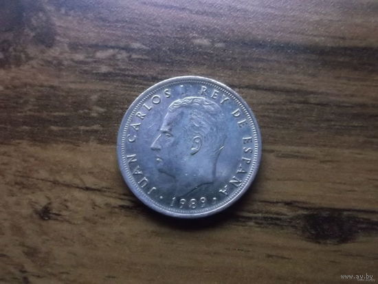 Испания 5 песет 1989