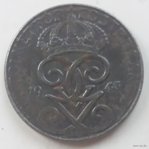 Швеция 1 эре 1943 года.
