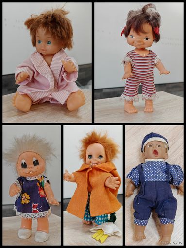 Кукла СССР. ГДР. Одним лот ом 5 шт. С рубля