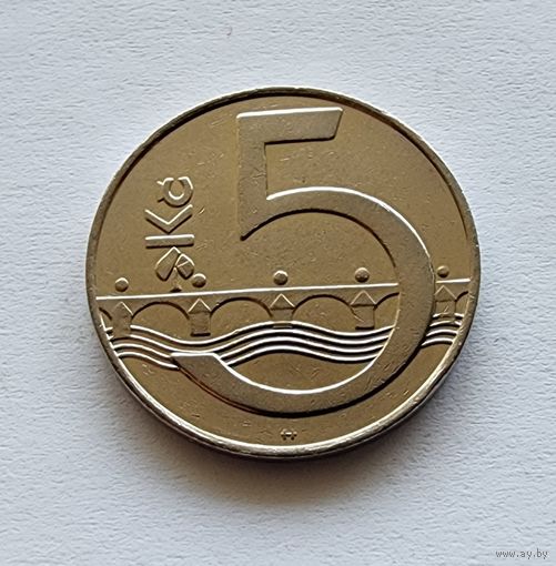 Чехия  5 крон, 1993