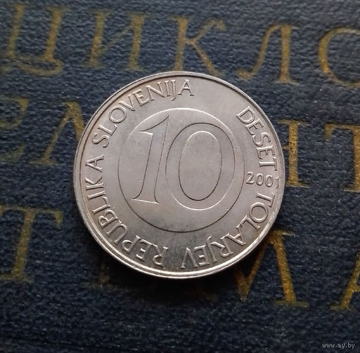 10 толаров 2001 Словения #03 aUNC