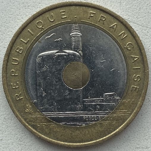 Франция 20 франков 1993 г. Средиземноморские Игры