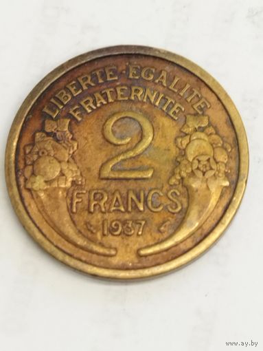 Франция 2 франка 1937