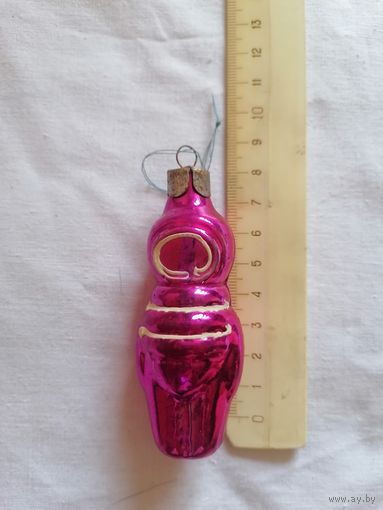 Ёлочная игрушка КОСМОНАВТ СССР 0076