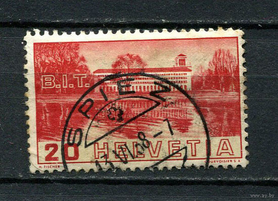 Швейцария - 1938 - Архитектура 20С - [Mi.321] - 1 марка. Гашеная.  (Лот 78Dt)