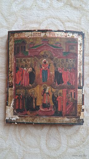 Икона Покров Пресвятой Богородицы. Ветка.