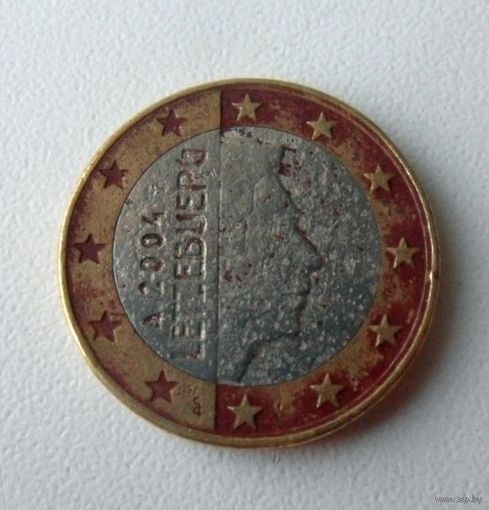 1 евро Люксенбург 2004 г.в.