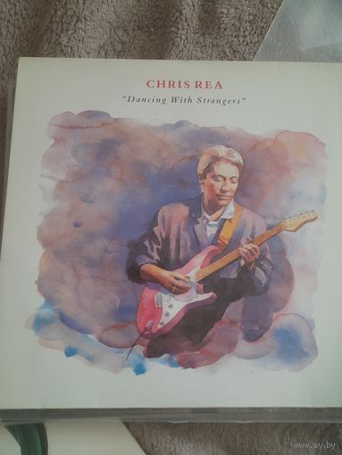 CHRIS REA  "DANCING WITH STRANGERS " 1987 LP GERMANY  MAGNET 833504 - EX-/EX