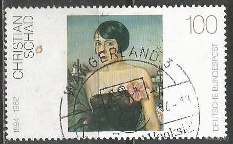 ФРГ. Живопись Кристиана Шада. 1994г. Mi#1748.