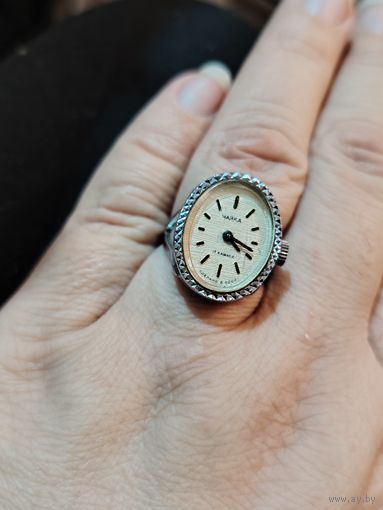 Часы кольцо СССР рабочие
