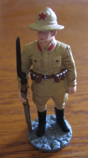 Оловянный солдатик! Боец РККА в форме для жарких районов