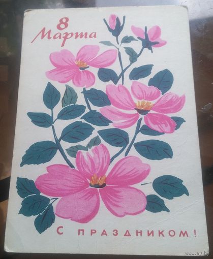 1964 год В.Фейгина 8 марта С праздником