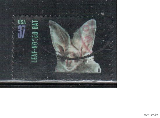США-2002 (Мих.3636) , гаш. , Фауна, Летучие мыши,