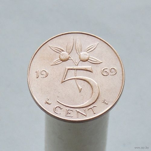 Нидерланды 5 центов 1969