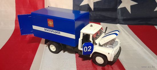 Машинка (модель) Технопарк ЗИЛ-130 Милиция примерно 1:43