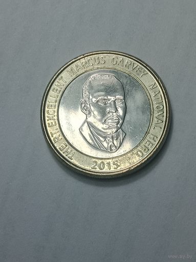 Ямайка 20 долларов 2015 года .
