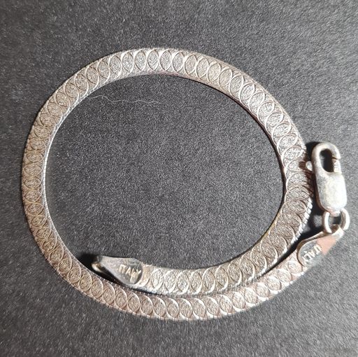 Браслет серебро 925, лот#23, С РУБЛЯ! МНОГО ЛОТОВ С РУБЛЯ БЕЗ МЦ!