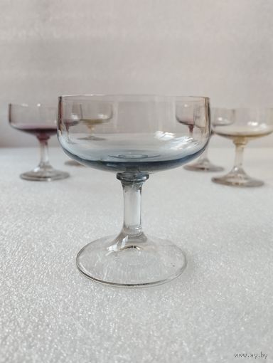 Фужер креманка Сумерки (объем 80 мл). Чехословакия