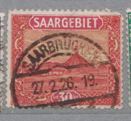 Саар Германия архитектура пейзажи 1922 год    лот 5
