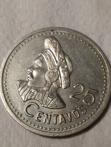 25 сентаво Гватемала  1997 год