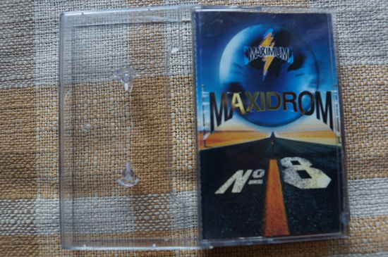 Аудиокассета MAXIDROM 8 (сборник, русский рок, 2000) лицензиооная