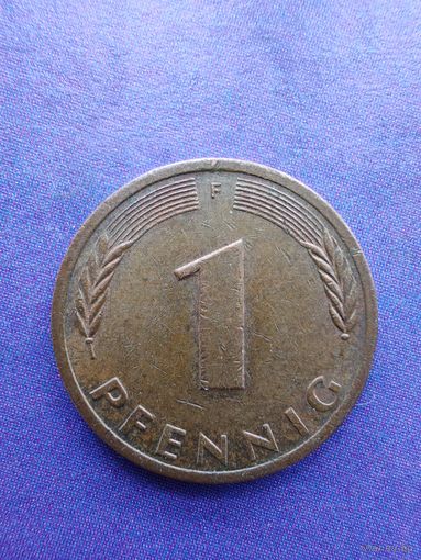Германия ФРГ 1 пфенниг 1979 F