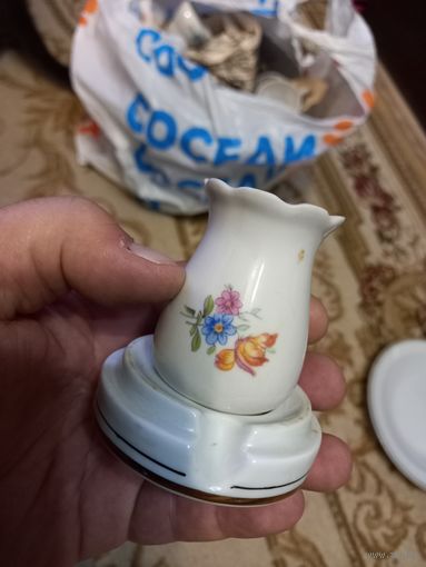 Солонка Перечница с подставкой СССР красивая