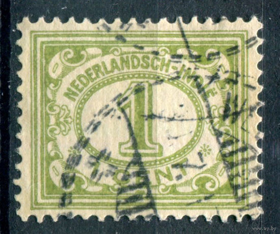 Нидерландская Индия - 1912/14г. - 1 с - 1 марка - гашёная [Mi 108]. #3-WB-87-A-1