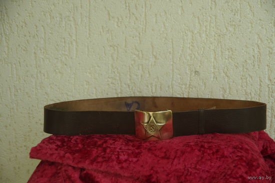 Ремень солдатский  СА  ( натуральная кожа )