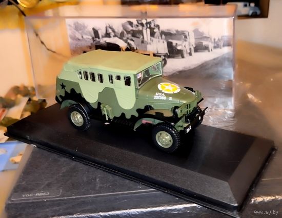 Модель автомобиля Dodge WC-6 Command Car Deagostini 1/43