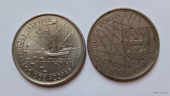 100 эскудо 1989 г.  Португалия