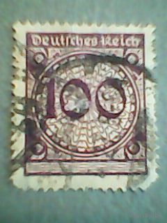 Германия. Стандарт. 1923г. гашеная