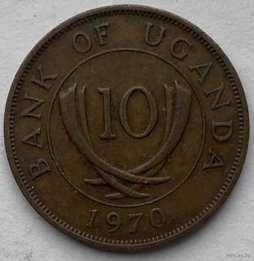 Уганда 10 центов 1970 г.