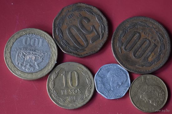 Чили 6 монет