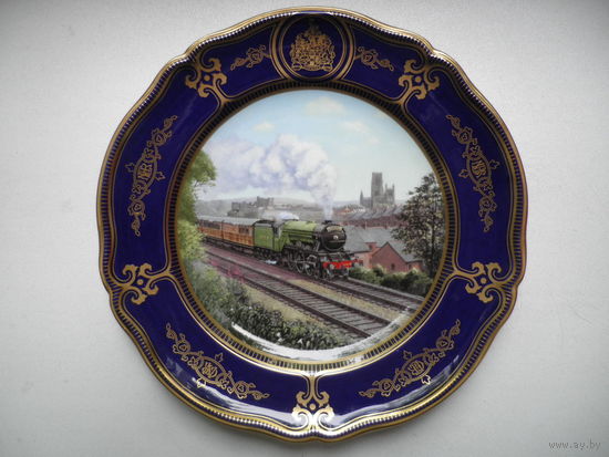 Тарелка "The Flying Scotsman", декоративная, фарфор, Spode, England.