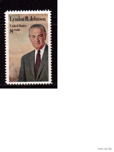 США-1973, (Мих.1118), ** , Личности, Президент(одиночка)