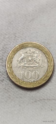 Чили 100 песос 2012