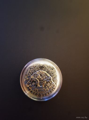 QAZAQ KURESI КАЗАХСКАЯ БОРЬБА 200 тенге 2025 год