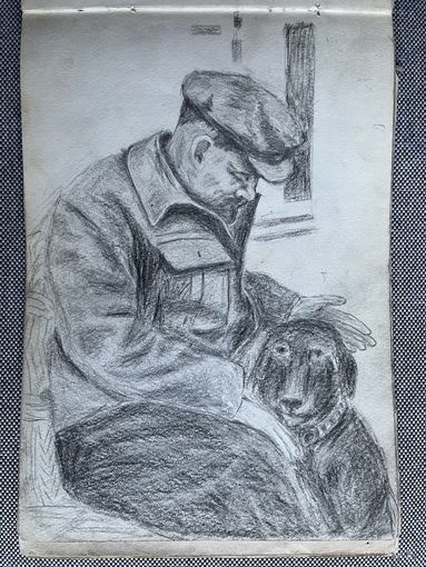 Картина карандашом "Ленин"